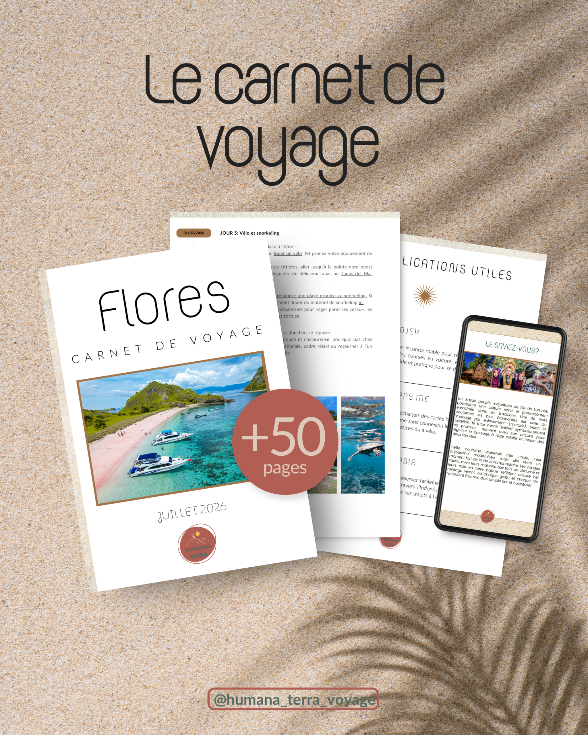 Exemple carnet de voyage sur mesure